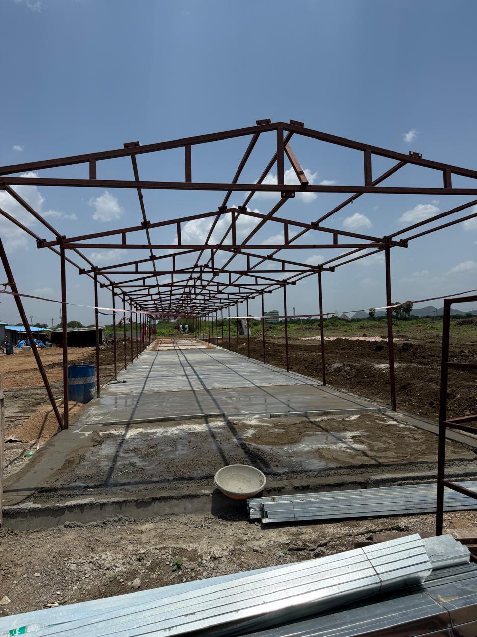 Steel structural erection